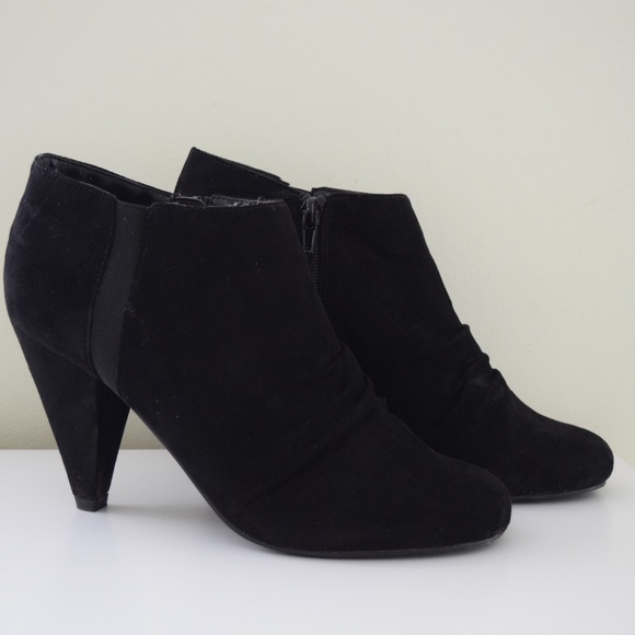 Black Heel Booties - Picture 1 of 2